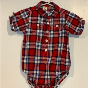 Plaid button up indie